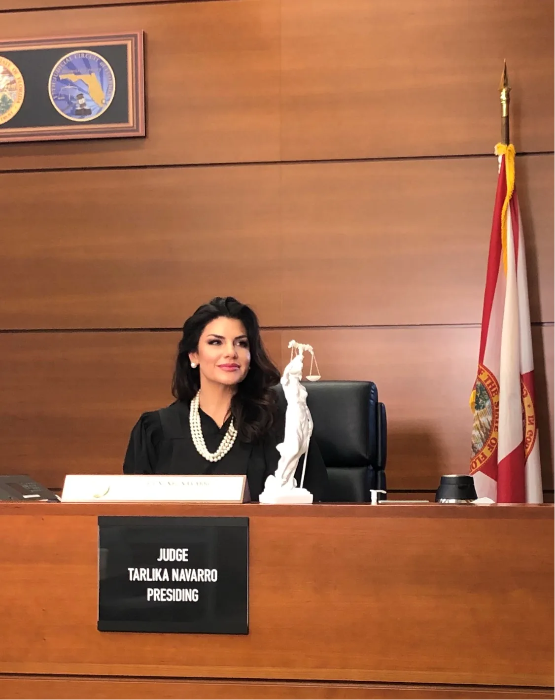 Tarlika Nuñez-Navarro during her prior judicial service