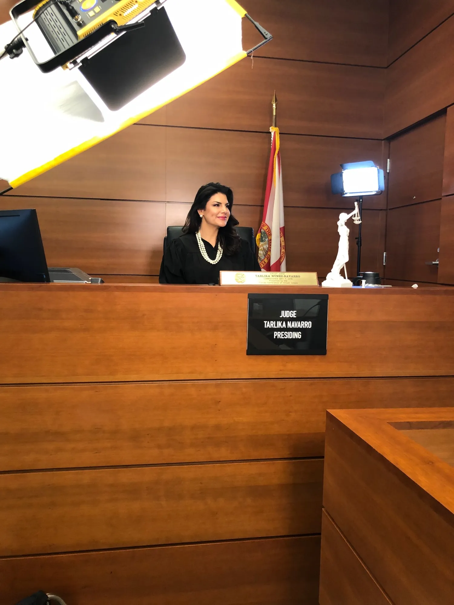 Tarlika Nuñez-Navarro during her prior judicial service